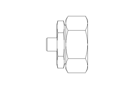 Reducing coupling L 42/10 St ISO8434