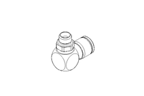 Elbow screw-in connector G1/8 D8 SS