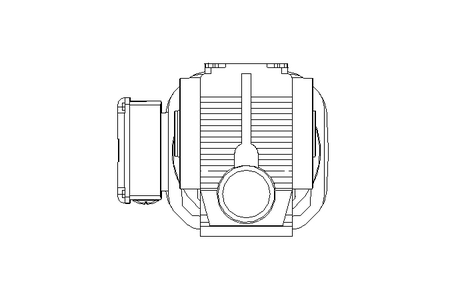 Worm gear motor 1.5kW 100 1/min