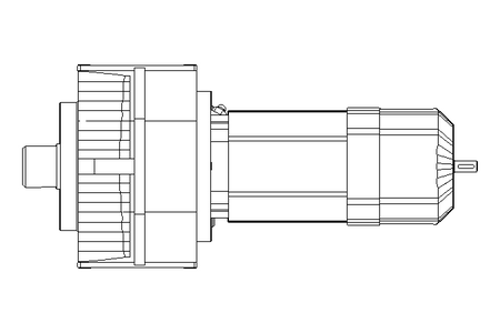 Motorred. ejes paralelos 0,75kW 20 1/min