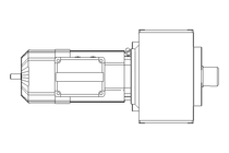 Flachgetriebemotor 0,75kW 20 1/min