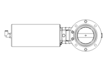 Scheibenventil B DN065 OVO NC E D5