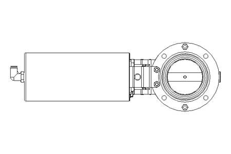 Butterfly valve B DN065 OVO NC E D5