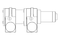 Cross-helical gear