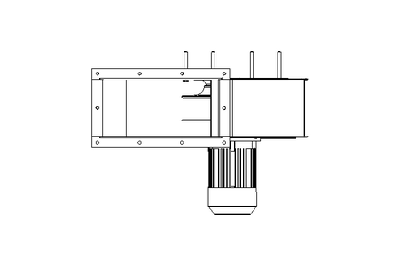 Radialventilator 230 V 1500 W