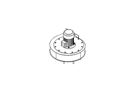 Ventilador radial 750W