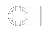 Raccordo a T L 22/22/22 St ISO8434