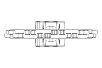 Chain sprocket 18-30 clamping