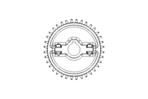 Chain sprocket 18-30 clamping