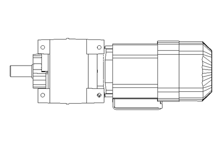 Motorreductor coaxial 0,37kW 29 1/min