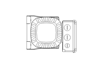 Spur gear motor 0.37kW 29 1/min