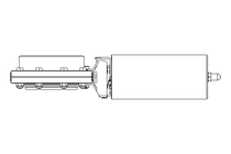 Butterfly valve B DN100 WVM NC E