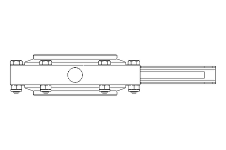 Butterfly valve B DN100 WVW MA E