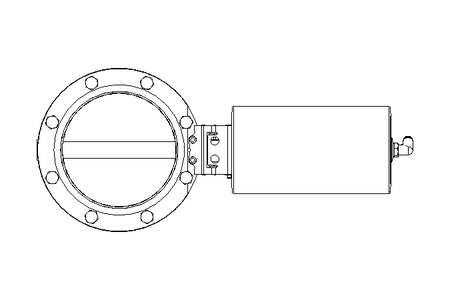 Дисковый клапан B DN150 WVW NC E