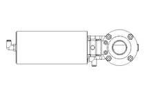 Scheibenventil B DN040 WVW AA E