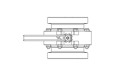 Butterfly valve B DN125 MVM MA E