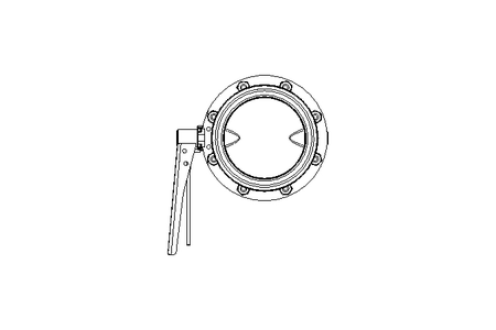 Butterfly valve B DN125 MVM MA E