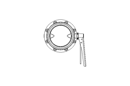 Butterfly valve B DN125 MVM MA E