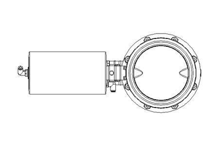 Butterfly valve B DN150 MVM AA E