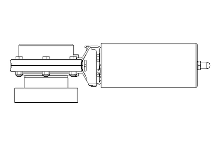 Butterfly valve B DN080 MVL NC E