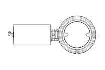 Válvula borboleta B DN150 MVL NC E