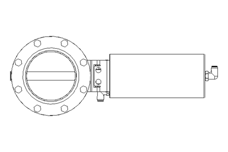 Butterfly valve B DN100 FVF AA E