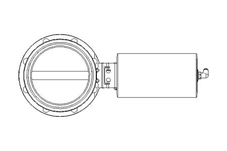 Válvula borboleta B DN150 WVM NC E