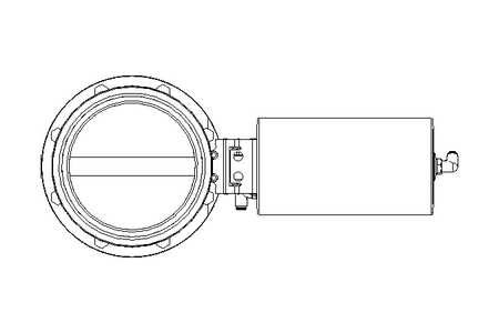 Butterfly valve B DN150 WVM AA E