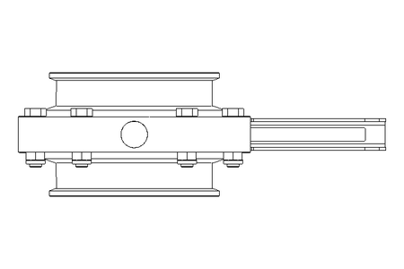 Butterfly valve B DN100 CVC MA E