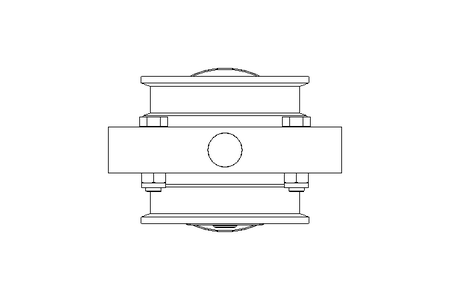 Butterfly valve B DN065 CVC NC E