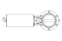 Válvula borboleta B DN080 CVC NC E