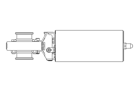 Scheibenventil B DN040 CVC AA E