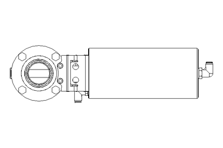 Butterfly valve B DN040 CVC AA E