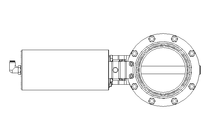 Válvula borboleta B DN100 CVC NC E