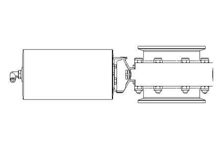 Butterfly valve B DN125 CVC NC E