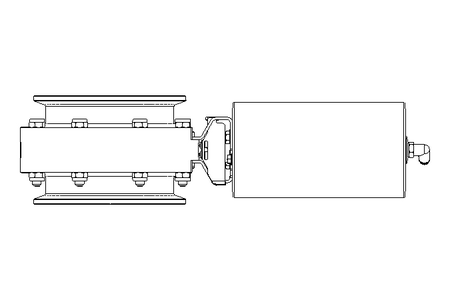 Butterfly valve B DN150 CVC NC E