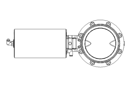 Butterfly valve B DN125 CVC AA E