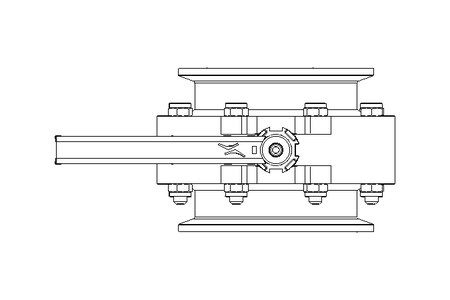 Scheibenventil B DN125 CVC MA E