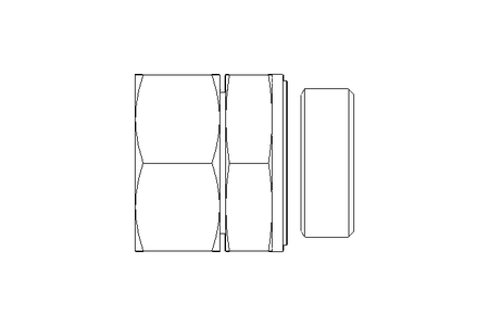 Connecting piece L 35 G 1 1/4" St