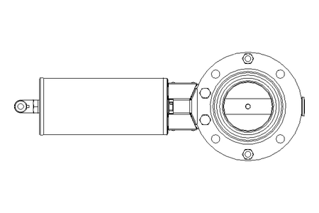 Butterfly valve B DN050 OVO NC E D5