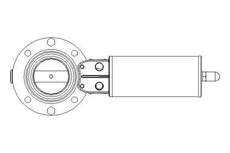 Butterfly valve B DN050 OVO NC E D5