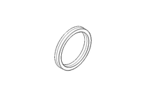 Grooved ring E5 45x55x7 FPM