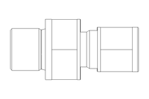 Conector roscado p/ tubos 6 G1/4" Niro