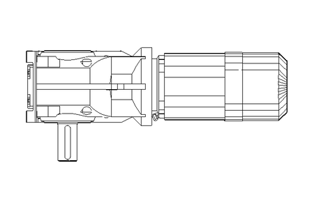 Moteur réducteur 1,5kW 6,5 1/min