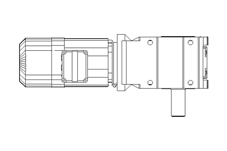 Moteur réducteur 1,5kW 6,5 1/min