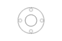 Tandem flange bearing FJUMT-01 40x62x151
