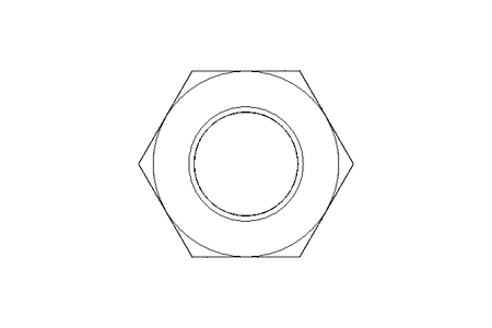 Porca sextavada M12 St-Zn EN24032