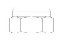 Sechskantmutter M12 A4 ISO10511