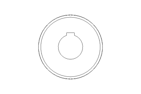 Roda dentada para corrente Z=16 Di=25