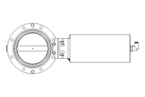 Vanne papillon B DN100 OVO NC E D2